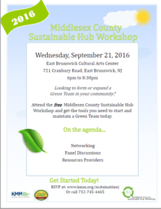 9.21.2016 Middlesex County Sustainable Hub